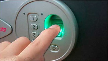 Sejf na otisk prstu typ Tecna 250 - 2