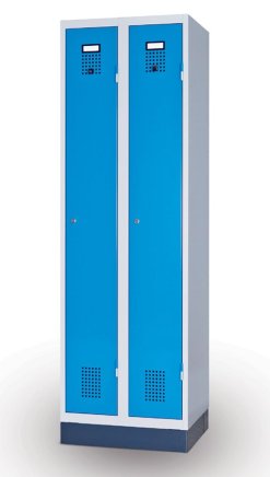 Kovová šatní skříňka dvoudveřová XS82-18 - 3