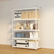 Celokovový bezšroubový policový regál REG_12040183_W