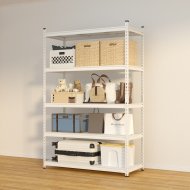 Celokovový bezšroubový policový regál REG_12060183_W