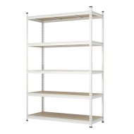 Kovový bezšroubový policový regál REGM_12060183_W