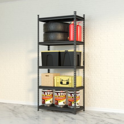 Celokovový bezšroubový policový regál REG_9050183_B - 3