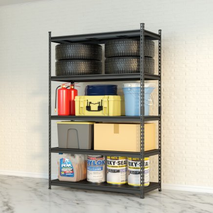 Celokovový bezšroubový policový regál REG_12060183_B - 3