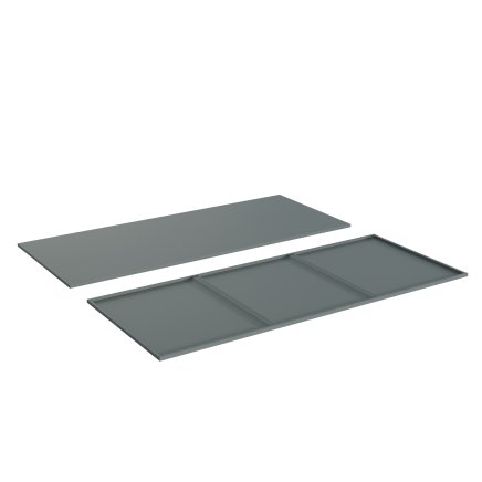 Celokovový bezšroubový policový regál REG_8060183_G - 4