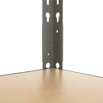 Kovový bezšroubový policový regál REGM_9050183_G - 3