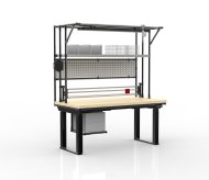 Elektricky výškově stavitelný balící stůl s řezačkou 24102230