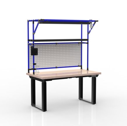 Elektricky výškově stavitelný pracovní stůl s nástavbou 24111933 - 3