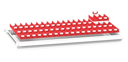 Plastové dělení zásuvek ZC 54 x 27D