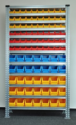 Regál s plastovými boxy 877851009_VAR_7