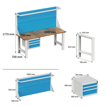Dílenský pracovní stůl EN_2013_FP - 7