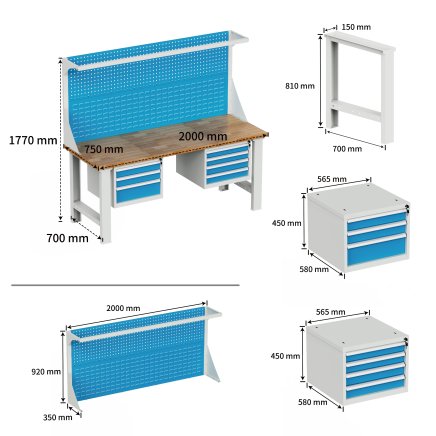 Dílenský pracovní stůl EN_20234_FP - 9