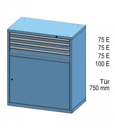 Zásuvková skříňka ZC 120-1 - 3