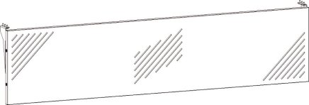 Přední kryt ke stolům Stb Comfort šíře 1000 mm - 5