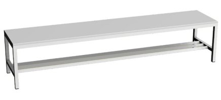 Šatnová lavice LAV 20A - šířka 2000 mm
