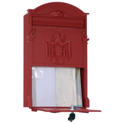 Poštovní schránka Ashford červená - 4