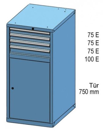 Zásuvková skříňka ZE 120-1 - 3