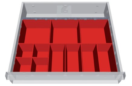 Plastová dělící vložka 146-132A