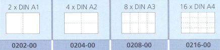 Vnitřní dělení výkresovek CP A0 na 2x A1 - 2
