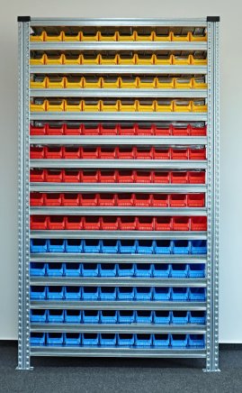 Regál s plastovými boxy 877851019_VAR_7