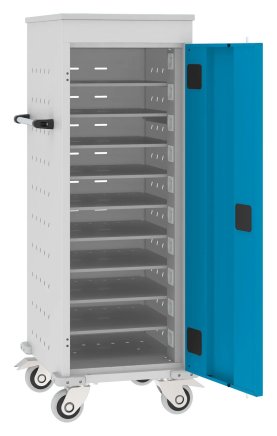 Vozík na notebooky WNL 110+ - 10 oddělení - 3