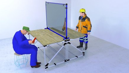 Antivirová zástěna s rámem - 3