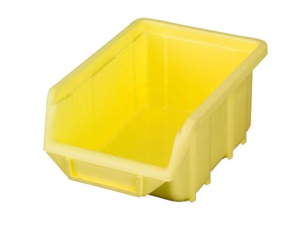 Plastový zásobník Ecobox small - barva žlutá