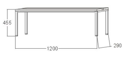 Šatnová lavice A6270 - šířka 1200 mm - 1