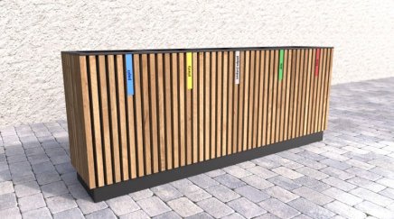 Koš na tříděný odpad Lamela V - 3