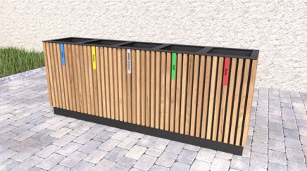 Koš na tříděný odpad Lamela V - 2