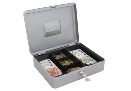 Příruční pokladna Homestar Cash 4 stříbrná - 2