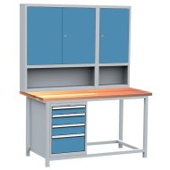 Dílenský stůl s kontejnery, set DPJ 106