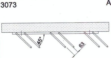 Stojan pro tři kola 3073 - 1