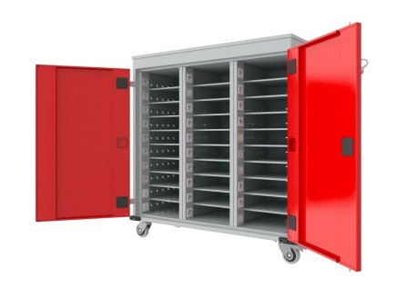 Vozík na notebooky WNL 310+ - 30 oddělení - 8