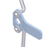 Tříbodový zámek pro šatníky POLAK PZ3