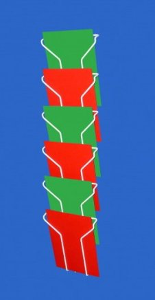 Závěsné stojany na prospekty pro formát A4