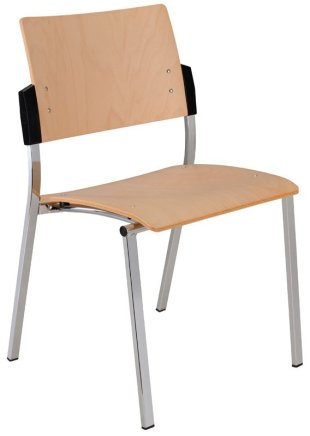 Konferenční židle Square dřevo - 5