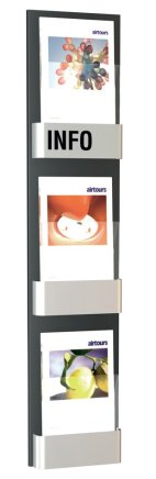 Nástěnný reklamní stojan na prospekty First