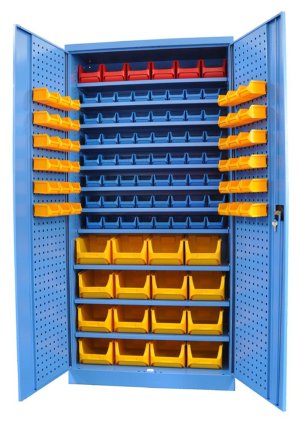 Dílenská skříň Kovos s plastovými boxy SPZ_11_0002_C_VAR_5