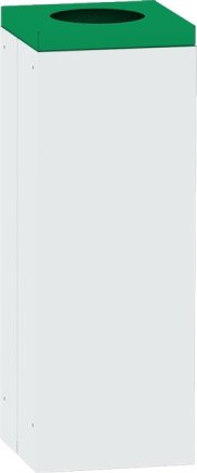 Hranatý odpadkový koš s odnímacím víkem 1821 - 4