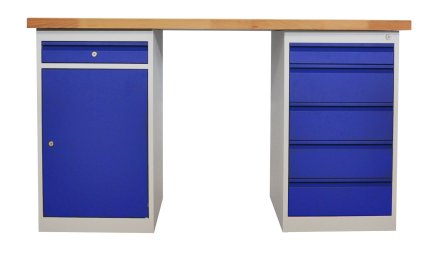 Dílenský stůl s podstavným kontejnerem CE20_51P