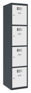 Šatní skříň kovová Sus 414 W šířka 400 mm