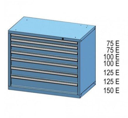 Zásuvková skříňka ZC 84-7 - 1