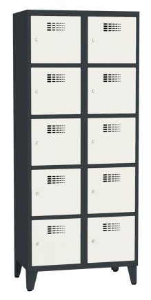 Šatní skříň kovová Sus 425 W šířka 800 mm - 7