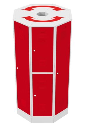 Otočná sestava šatníků RAS P1A - 2