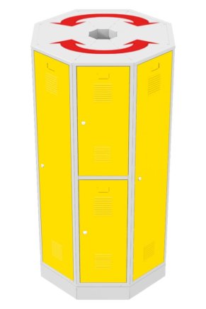 Otočná sestava šatníků RAS P1A