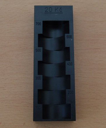 Vložka do mincovníku 20 Kč