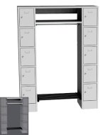 Šatnová sestava Kovos OTS 80A