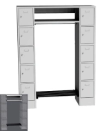 Šatnová sestava Kovos OTS 80A