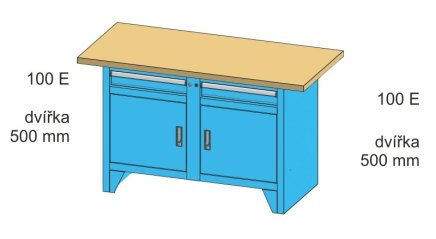 Dílenský stůl PS 1-3 - 2