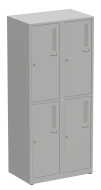 Šatní skříňka s dělenými dveřmi A82424W.2.09.2.4